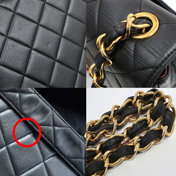 s2403 06 501246ik 07 Chanel Bag Decacoco Matelasse Chain Shoulder CC Lambskin Black