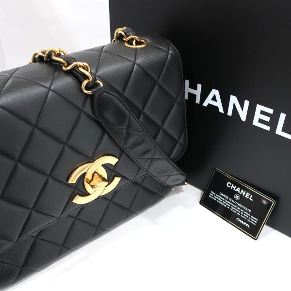 s2403 06 501246ik 09 Chanel Bag Decacoco Matelasse Chain Shoulder CC Lambskin Black