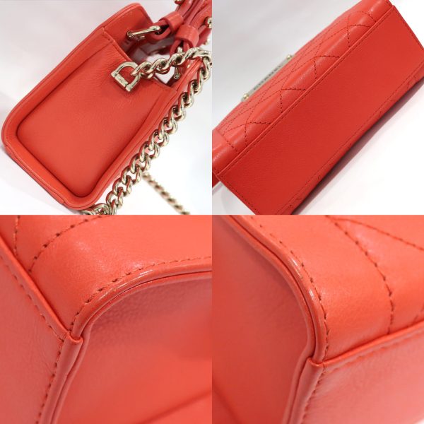 s2403 06 501247ik 05 Chanel Bag Matelasse A93731 Chain Shoulder Calfskin Plate Red2WAY Bag