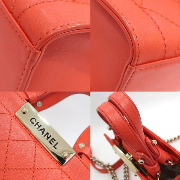 s2403 06 501247ik 06 Chanel Bag Matelasse A93731 Chain Shoulder Calfskin Plate Red2WAY Bag