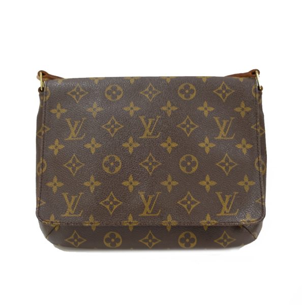 s2404 28hi392 02ym Louis Vuitton Musette Tango Monogram Shoulder Bag Brown