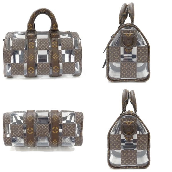 s2405 06 503304ti 06 Louis Vuitton Monogram Chess Keepall Bandouliere 25 Bag 2WAY