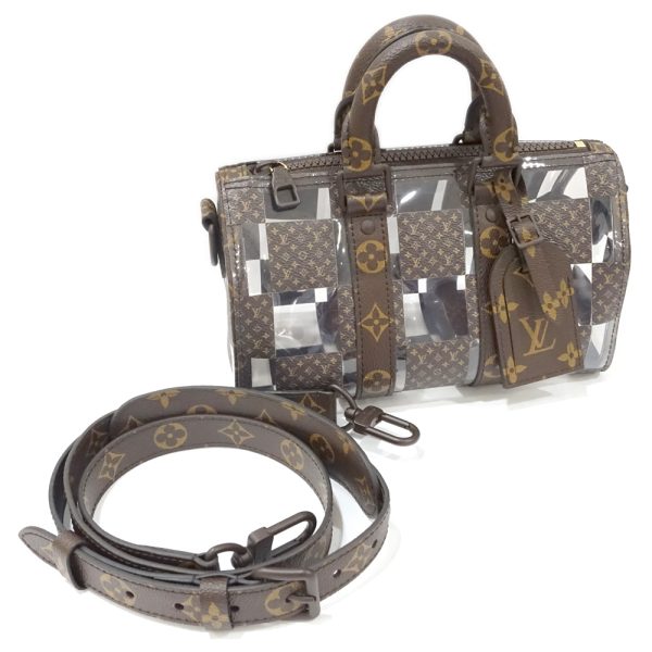 s2405 06 503304ti 08 Louis Vuitton Monogram Chess Keepall Bandouliere 25 Bag 2WAY