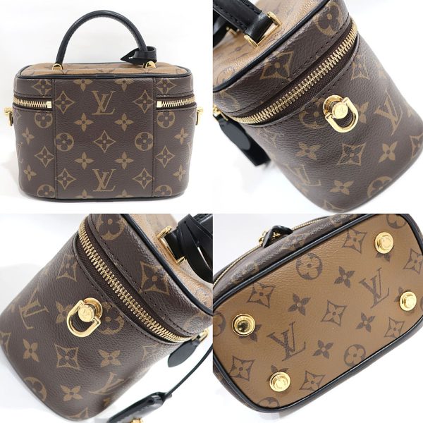 s2406 06 501169ik 02 Louis Vuitton Bag Vanity NV PM Reverse Brown 2WAY Bag