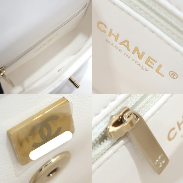 s2406 06 503472ik 05 Chanel Chain Bag Top Handle Coco Mark Lambskin Bag