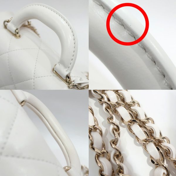 s2406 06 503472ik 08 Chanel Chain Bag Top Handle Coco Mark Lambskin Bag