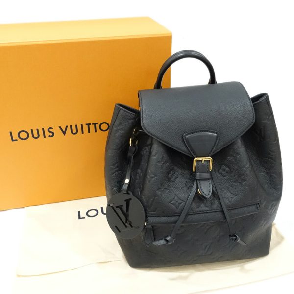 s2406 06 503539ti 08 Louis Vuitton Empreinte Montsouris PM Backpack Noir Black