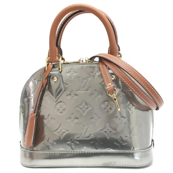 s2406 06 503586mk Louis Vuitton Alma BB Vernis Metallic Handbag 2WAY