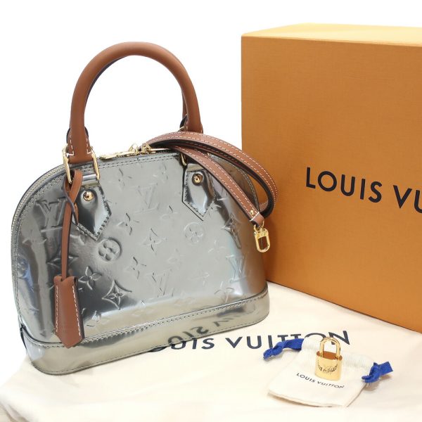 s2406 06 503586mk 09 Louis Vuitton Alma BB Vernis Metallic Handbag 2WAY