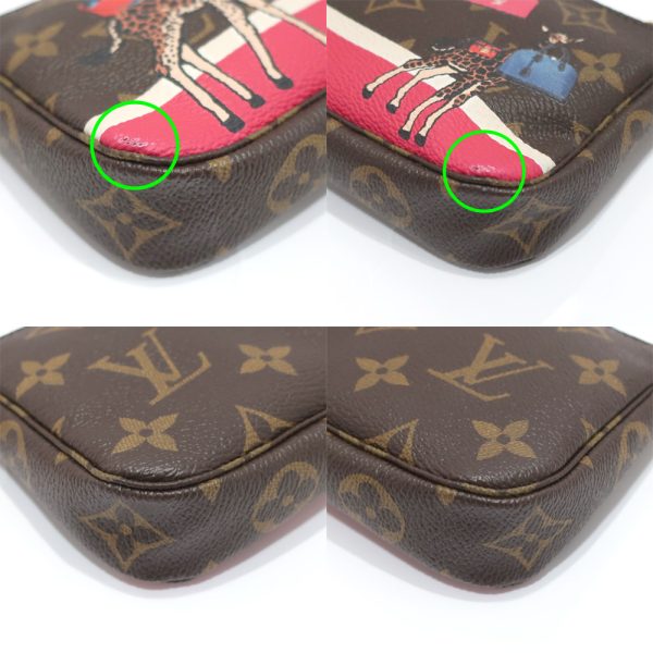 s2406 06 503588mk 04 Louis Vuitton Mini Pochette Accessoire Christmas Giraffe M62087