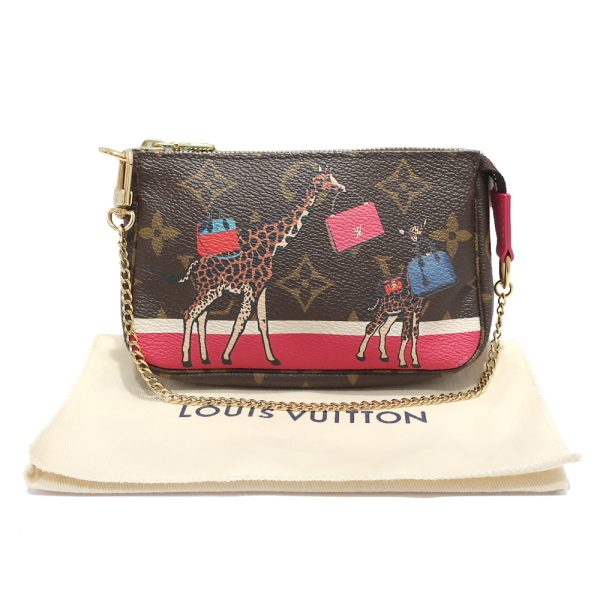 s2406 06 503588mk 08 Louis Vuitton Mini Pochette Accessoire Christmas Giraffe M62087