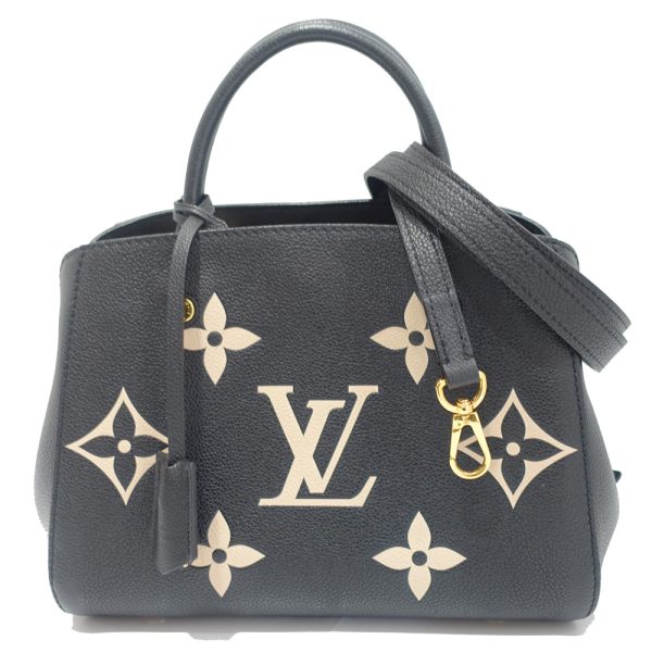 s2406 06 503856mk Louis Vuitton Montaigne BB Empreinte Black 2WAY Bag