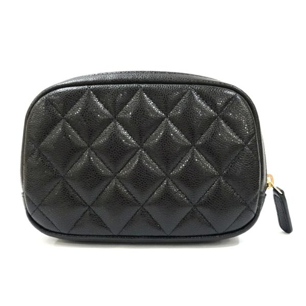 s2406 06 504064tn 01 Chanel Matelasse Caviar Skin CocoMark Accessory Case