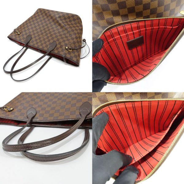 s2406 06 504176ti 07 Louis Vuitton Damier Ebene Neverfull MM Sleeves