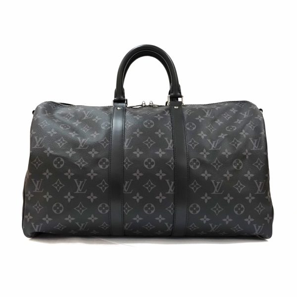 s2406 06 504434tn Louis Vuitton Keepall Bandouliere 45 Monogram Eclipse Bag Shoulder M40569