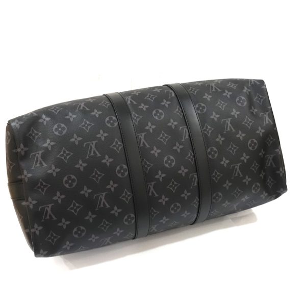 s2406 06 504434tn 01 Louis Vuitton Keepall Bandouliere 45 Monogram Eclipse Bag Shoulder M40569