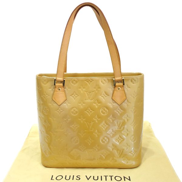 s2406 06 53980mk 09 Louis Vuitton Houston Vernis Handbag Bag Brown