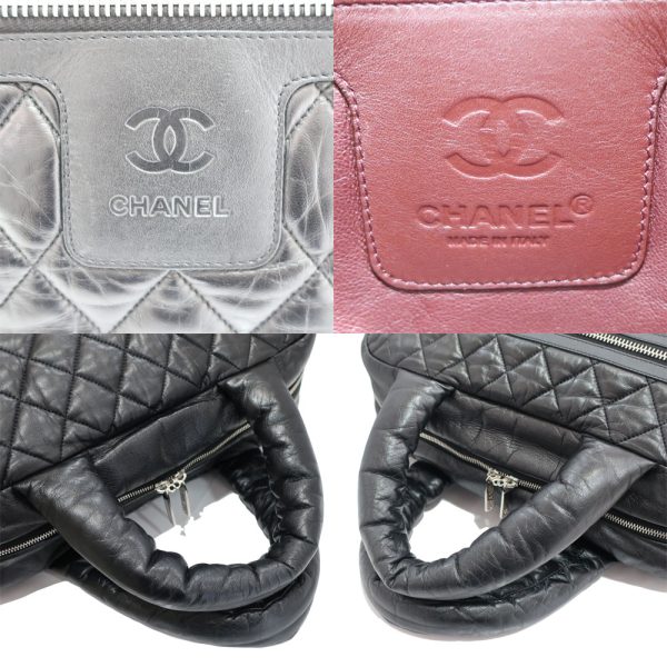 s2407 06 504191mk 07 Chanel Coco Mark Black Lambskin Bag