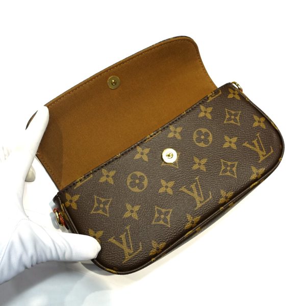 s2605 06 503169tn 02 Louis Vuitton Wallet on Chain Ivy Brown Shoulder Bag