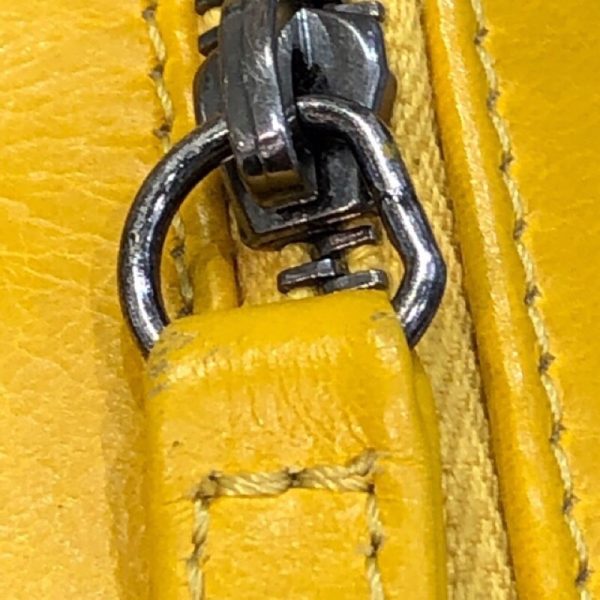 s 10002636 CHANEL Camera Chain Yellow Calfskin Shoulder Bag