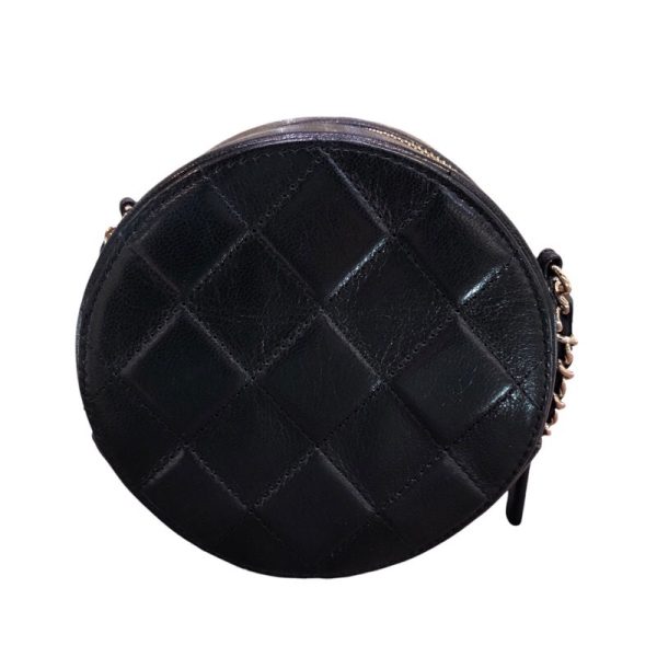 s 7168376 0 CHANEL Matelasse Round Chain Shoulder Shoulder Bag