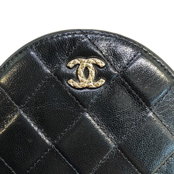 s 7168380 0 CHANEL Matelasse Round Chain Shoulder Shoulder Bag