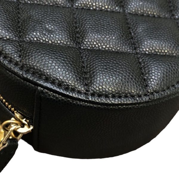 s 8102006 0 CHANEL Matelasse 2WAY Round Shoulder AP1176 Caviar Skin Shoulder Bag