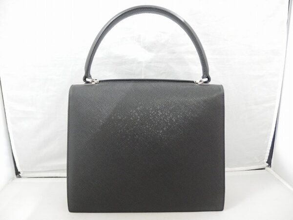 sad205612820 3 Salvatore Ferragamo Gancini 2WAY Shoulder Bag Black