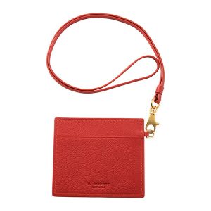 scc097pvx001re078 1 IL BISONTE Vacchetta Card Case Red