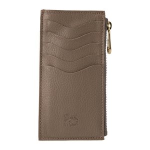 scc105pv0005gy351 1 IL BISONTE Card Case Acero Greige