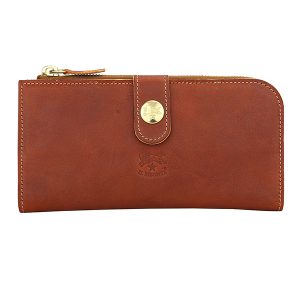 scw011po0001bw126 1 IL BISONTE long wallet Vacchetta Brown