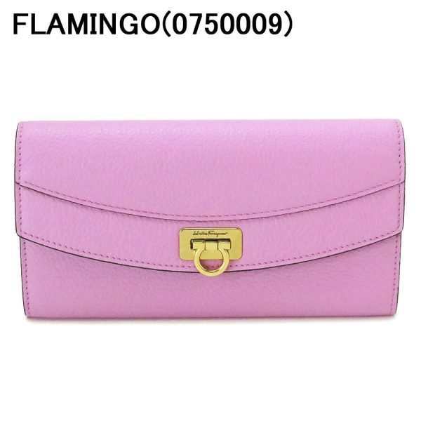 sf220023 4 Ferragamo Gancini BifLong Wallet