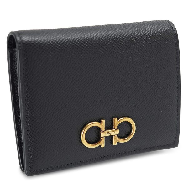 sf22d780 2 Ferragamo Double Gancini BifWallet