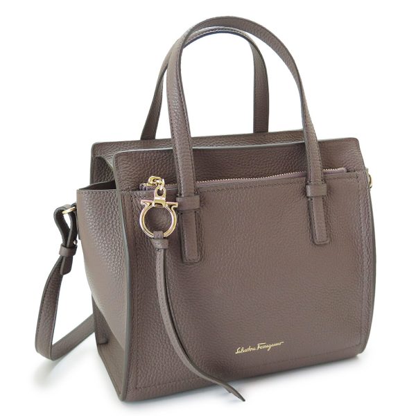 sfamysmall Ferragamo Amy Small Tote Bag Greige