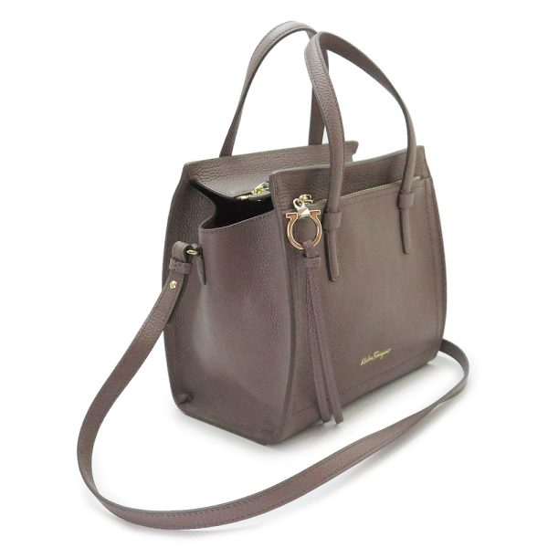 sfamysmall 2 Ferragamo Amy Small Tote Bag Greige