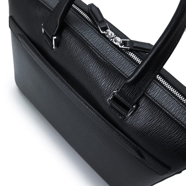 sfbriefcase 5 Ferragamo Gancini Bag Black