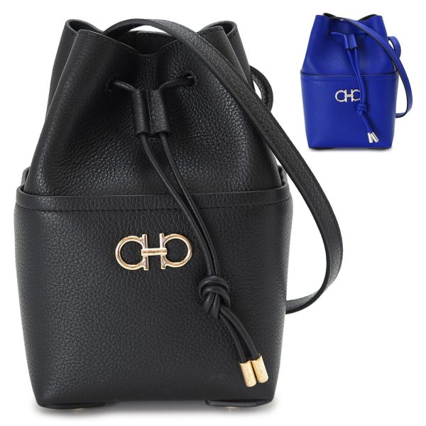 sfbucketbag Ferragamo Gancini Crossbody Bucket Bag