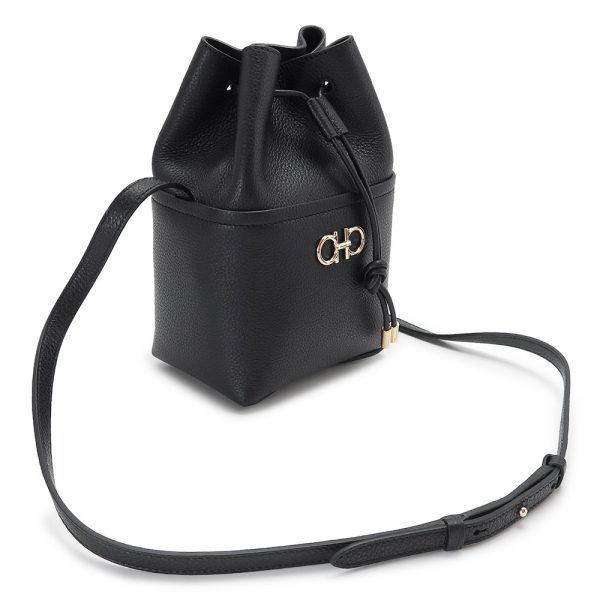 sfbucketbag 2 Ferragamo Gancini Crossbody Bucket Bag