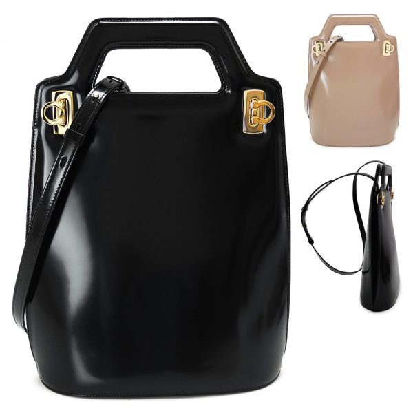 sfwandabag Salvatore Ferragamo Wanda Top Handle Bag Shoulder Bag Gancini