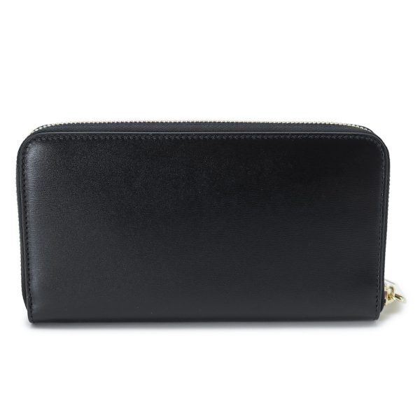 sfzipwallet 2 Ferragamo Gancini Long Wallet Black