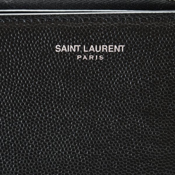 sl575789 6 Saint Laurent Folding Wallet Wallet Black