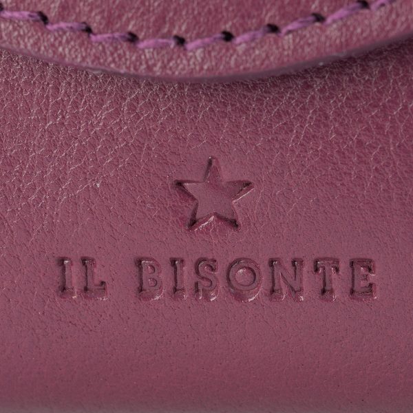 smw200pv0001pu269 7 IL BISONTE Oliveta Card Case Purple