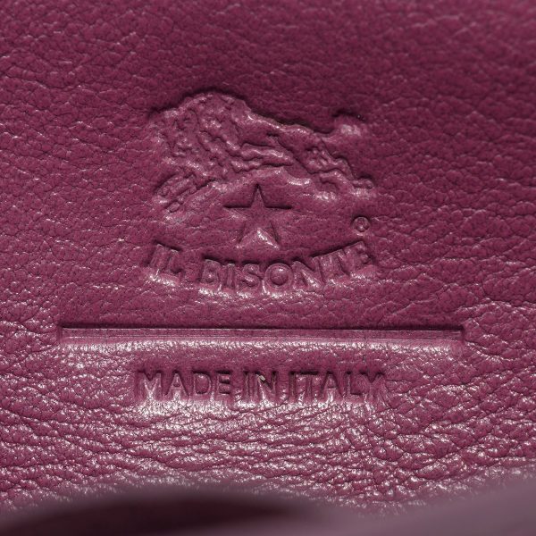 smw200pv0001pu269 8 IL BISONTE Oliveta Card Case Purple