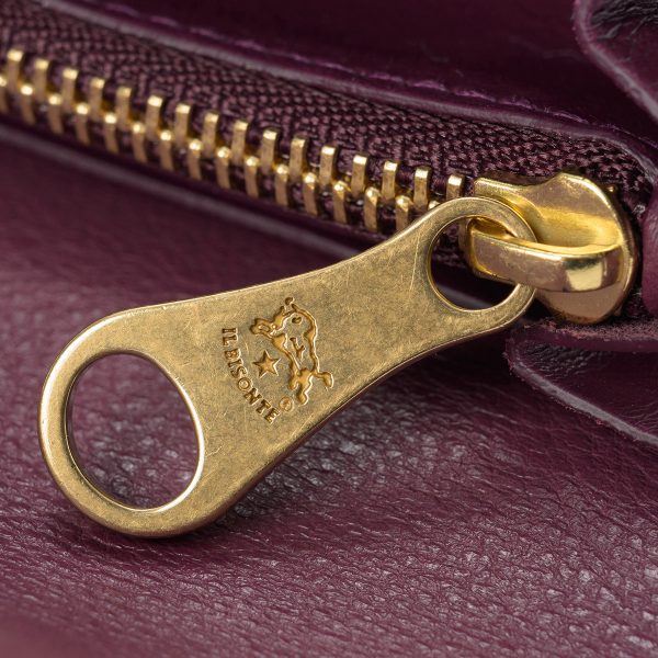 smw200pv0001pu269 9 IL BISONTE Oliveta Card Case Purple