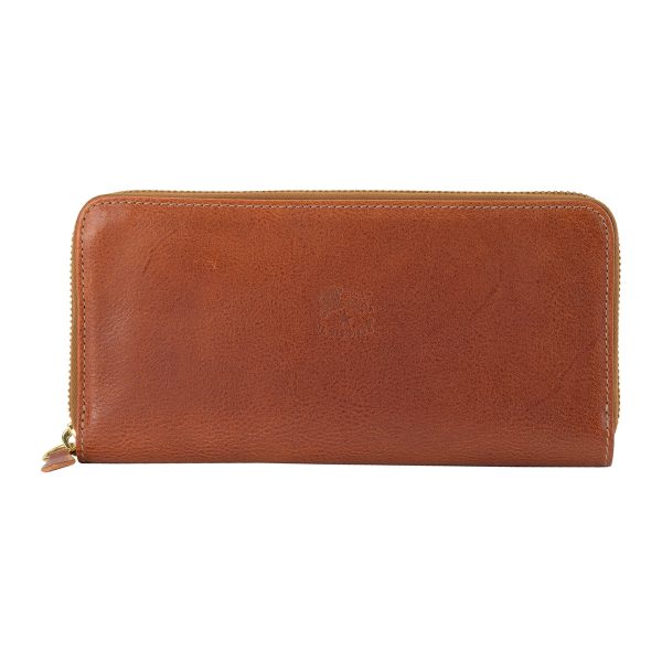 szw046po0001bw607 1 IL BISONTE Vacchetta long wallet Brown