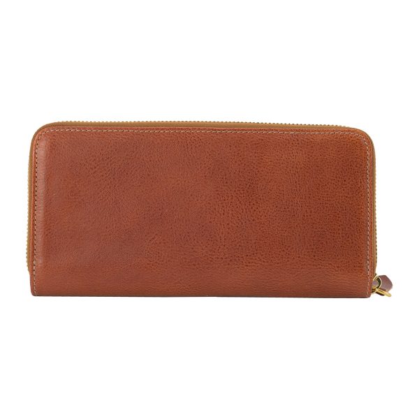 szw046po0001bw607 2 IL BISONTE Vacchetta long wallet Brown