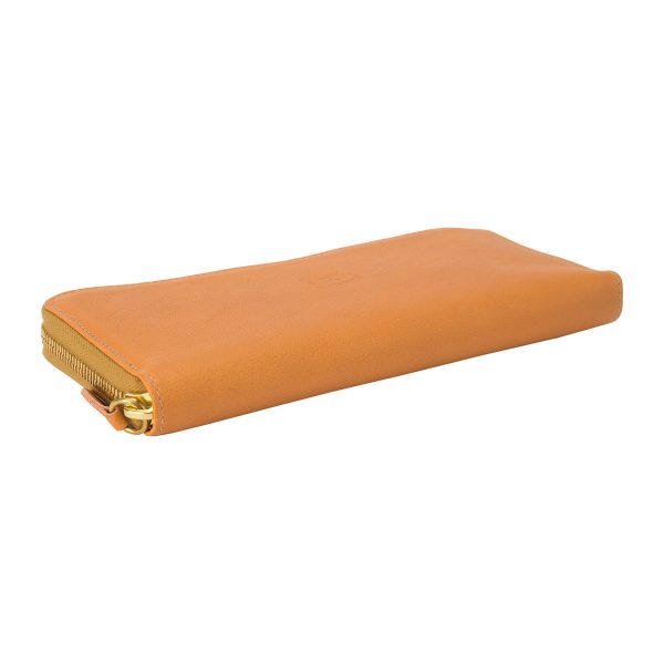 szw046po0001na591 3 IL BISONTE Vacchetta long wallet Beige