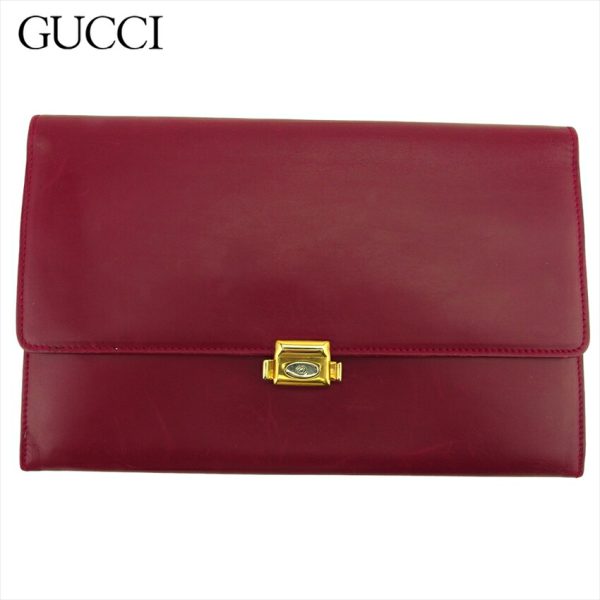 t20792 Gucci Clutch Bag Case Red Double G T20792