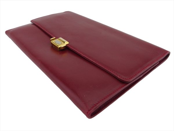 t20792 3 Gucci Clutch Bag Case Red Double G T20792