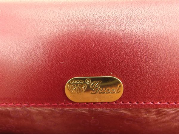 t20792 9 Gucci Clutch Bag Case Red Double G T20792